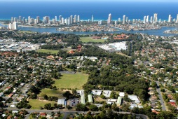 Aerial photo of Keebra Park